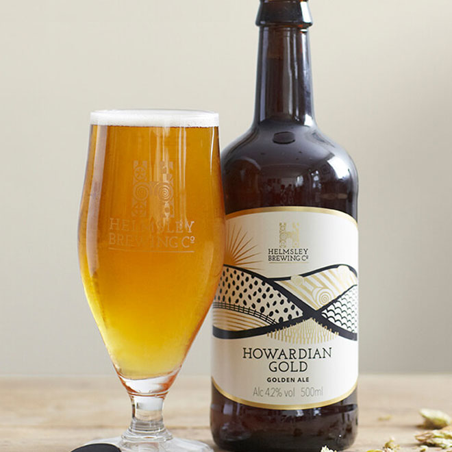 Howardian Gold beer artwork