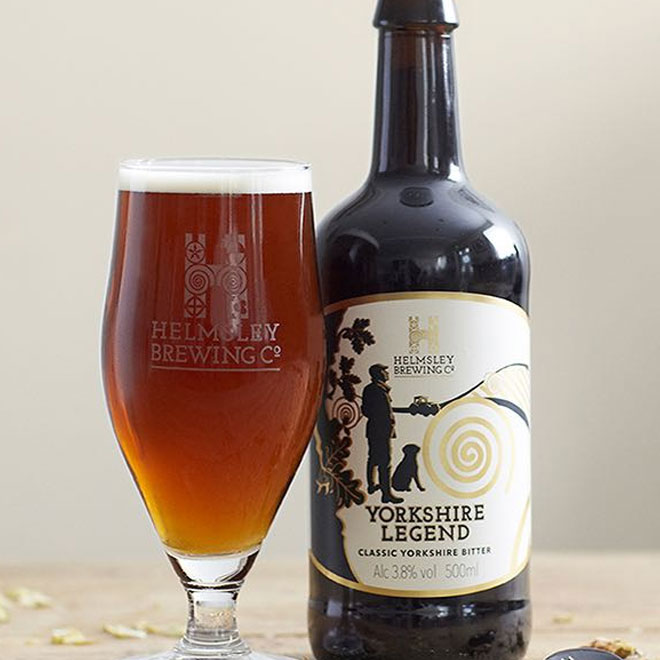Yorkshire Legend beer artwork
