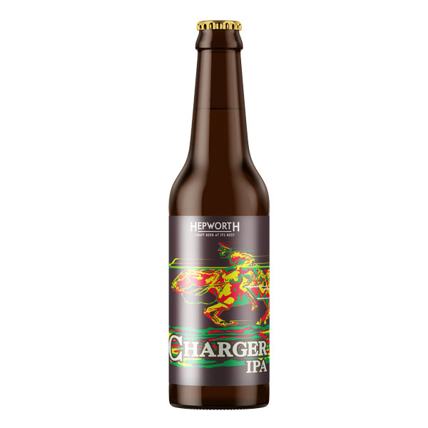 Charger IPA beer artwork