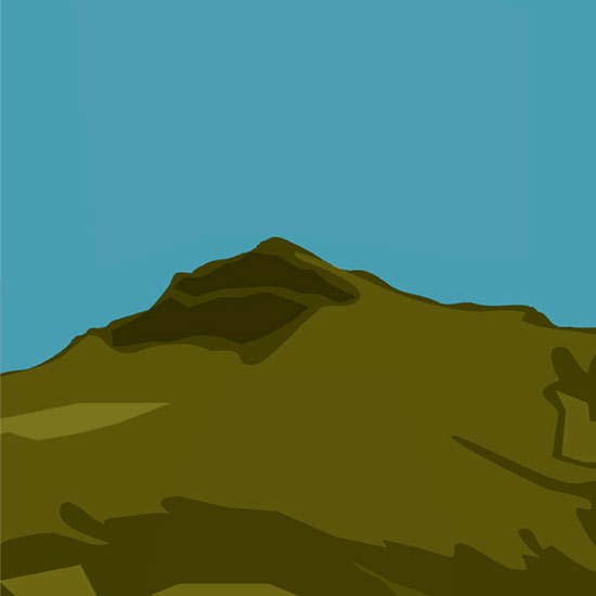 Scafell Blonde beer artwork