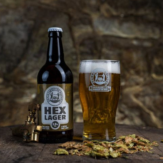HEX Lager beer artwork