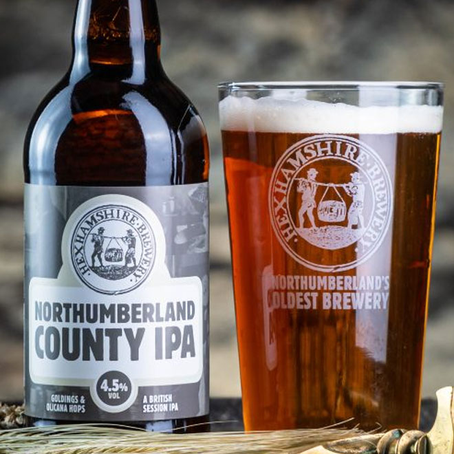Northumberland County IPA beer artwork