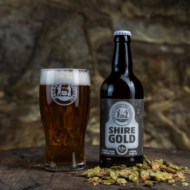 Shire Gold beer artwork