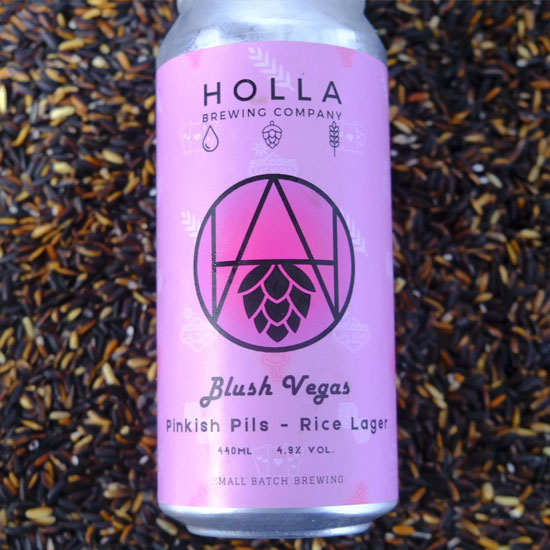 Blush Vegas beer artwork