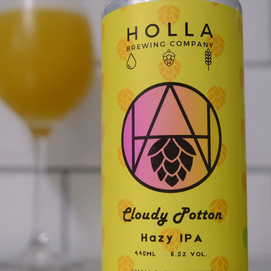 Cloudy Potton beer artwork
