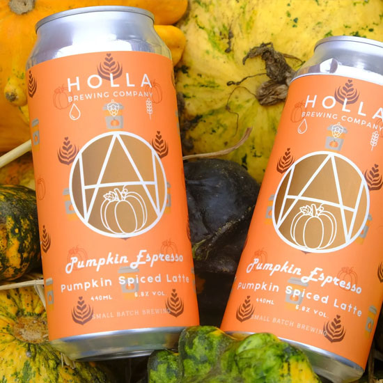 Pumpkin Spiced Latte beer artwork