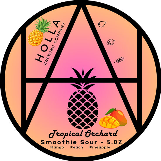 Tropical Orchard beer artwork