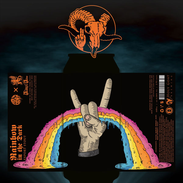 Rainbow in the Dark beer artwork