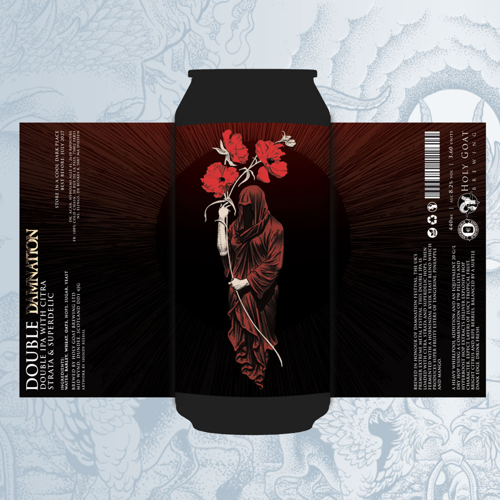 Double Damnation beer artwork
