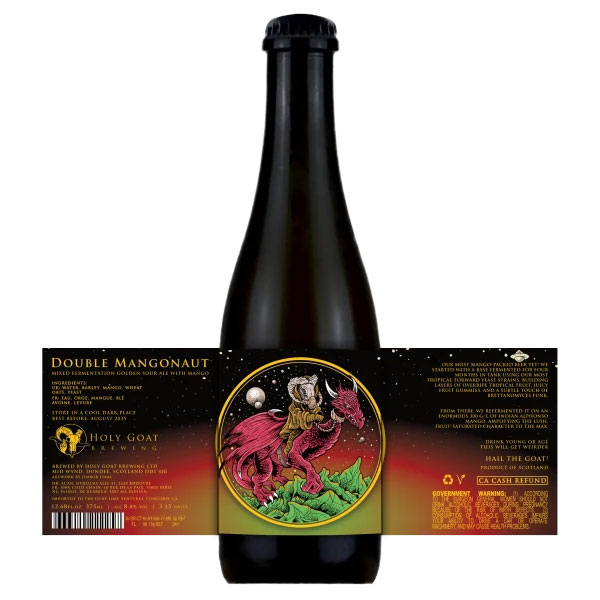 Double Mangonaut beer artwork
