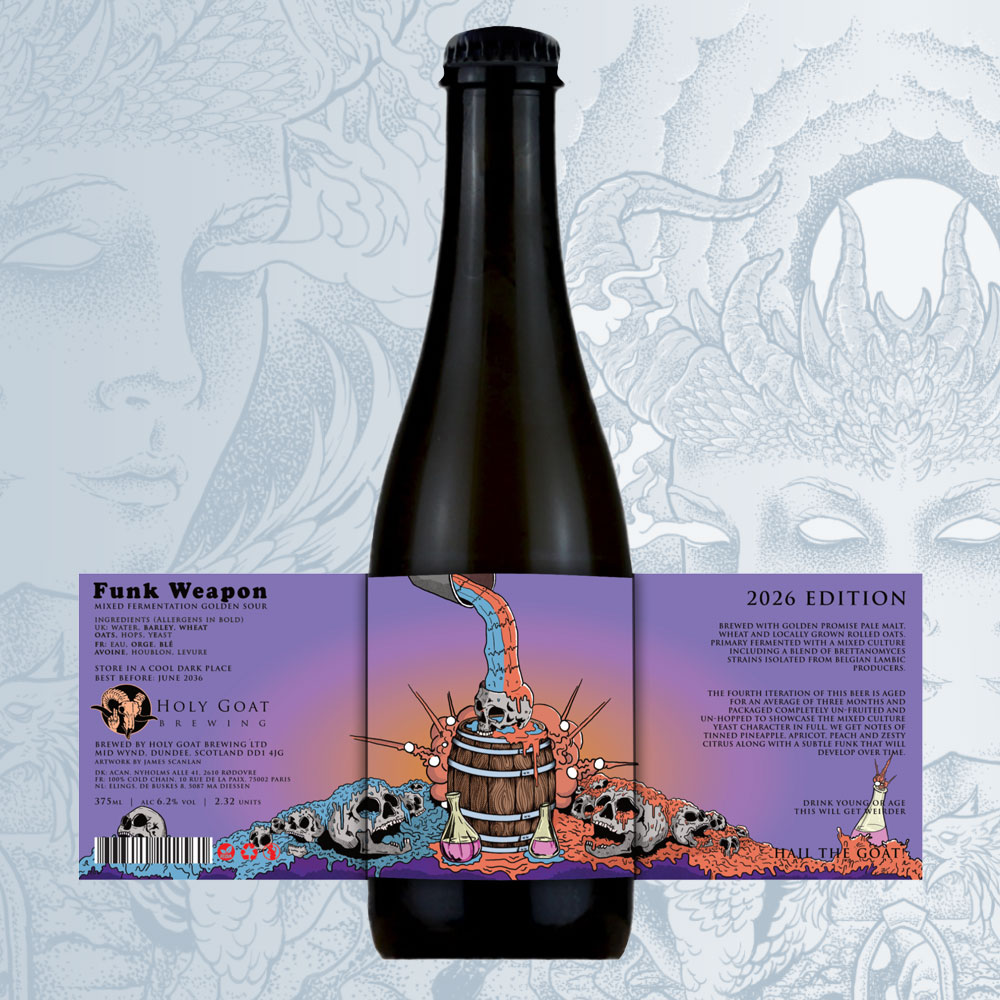 Funk Weapon 2026 beer artwork
