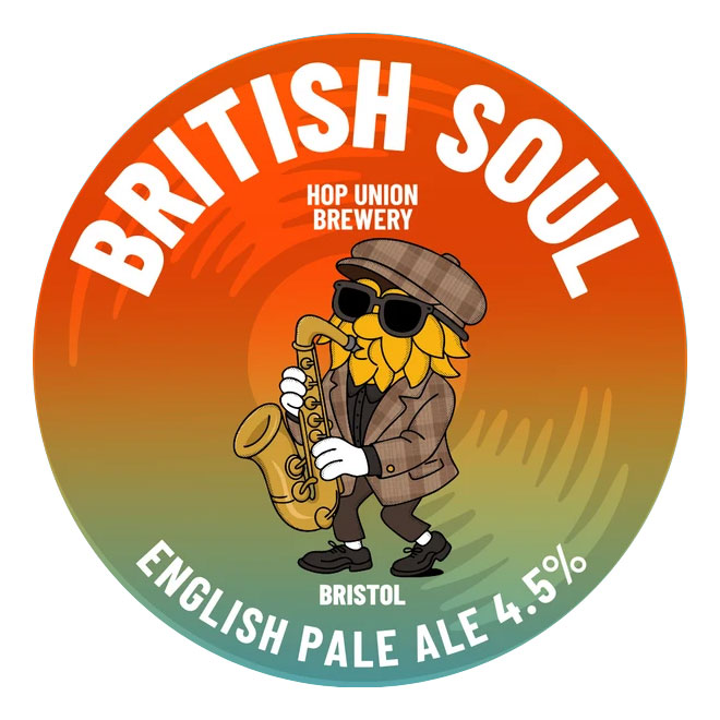 British Soul beer artwork