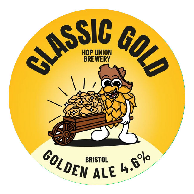 Classic Gold beer artwork