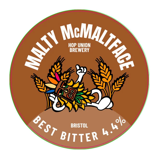 Malty McMaltface beer artwork