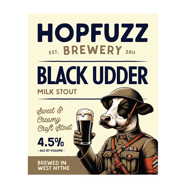 Black Udder beer artwork