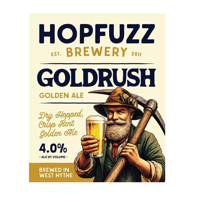 Goldrush beer artwork