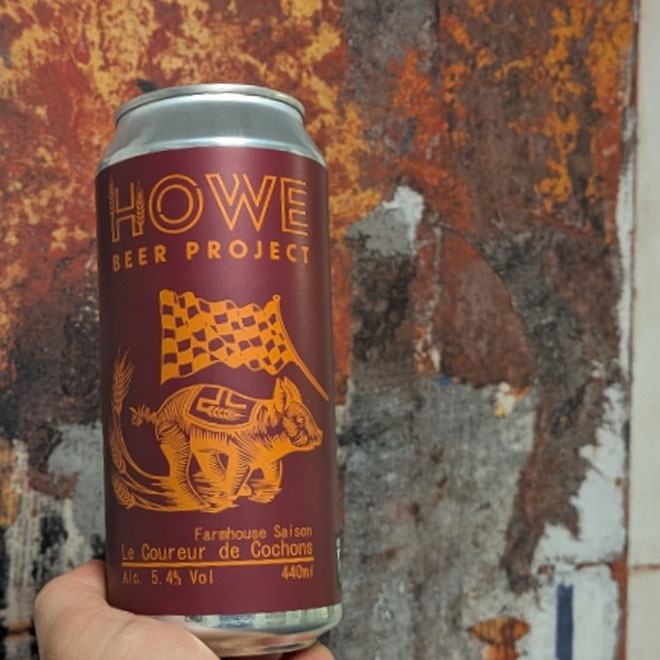 Le Coureur de Cochons beer artwork