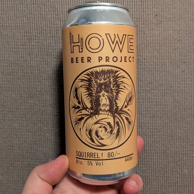 Squirrel! 80/- beer artwork