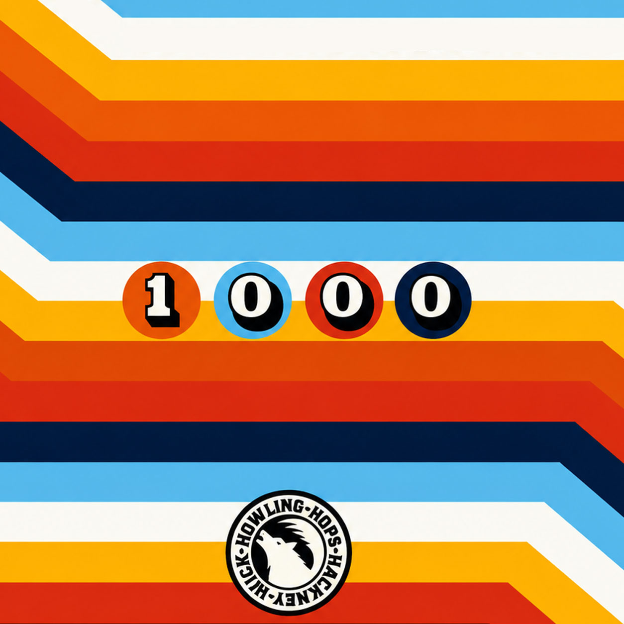 BREW 1000 beer artwork
