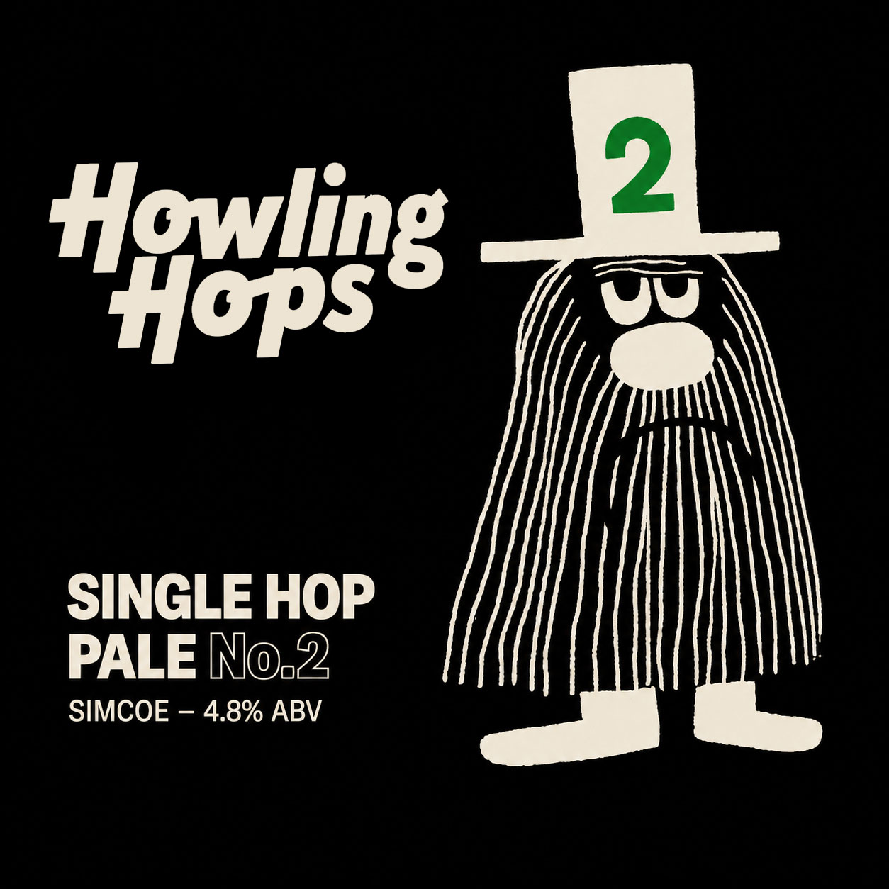 Single Hop Pale No. 2 Simcoe beer artwork