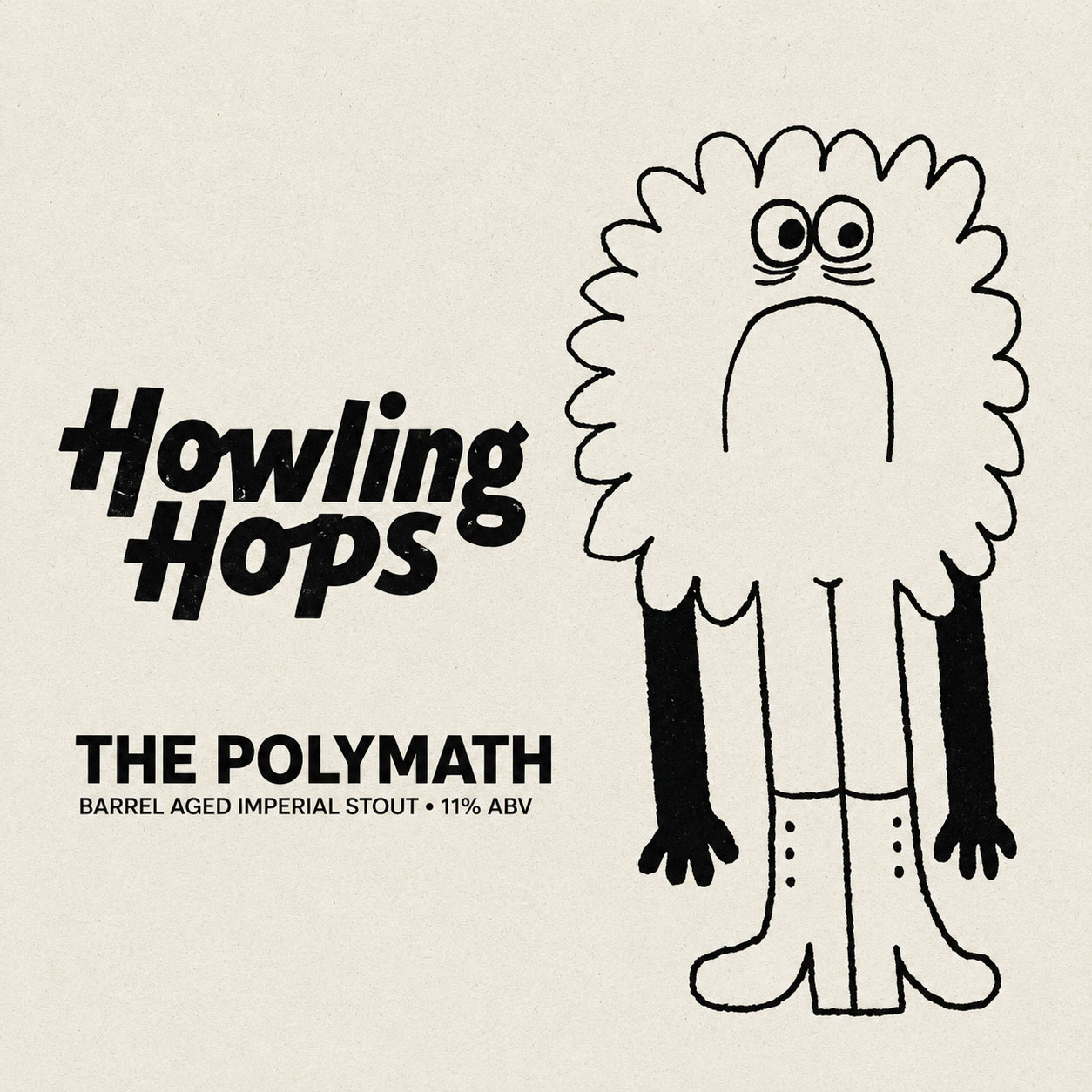 The Polymath beer artwork