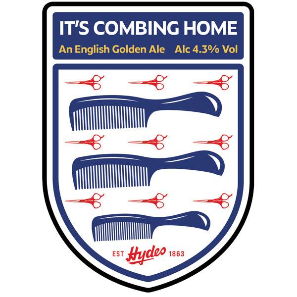 It's Combing Home beer artwork