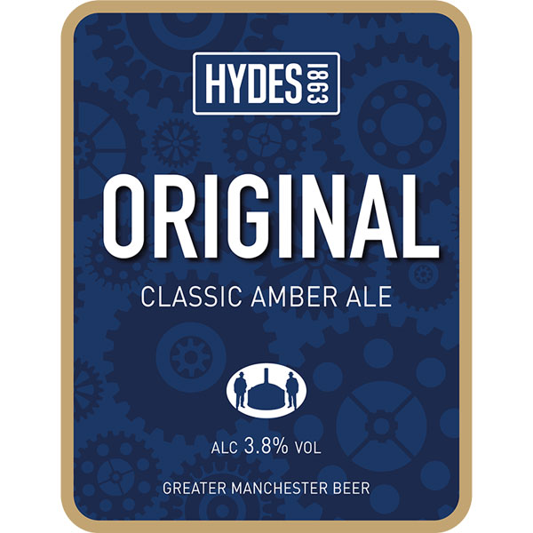 Hydes Original beer artwork