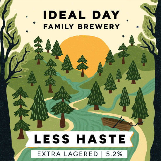 Less Haste beer artwork
