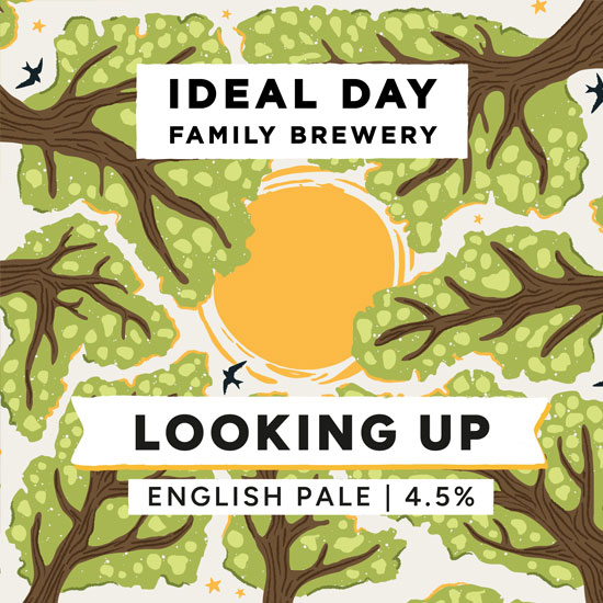 Looking Up beer artwork