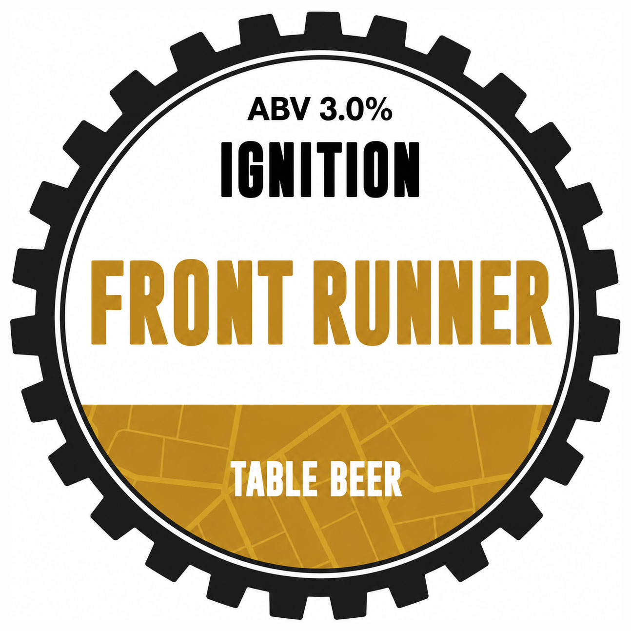 Front Runner beer artwork