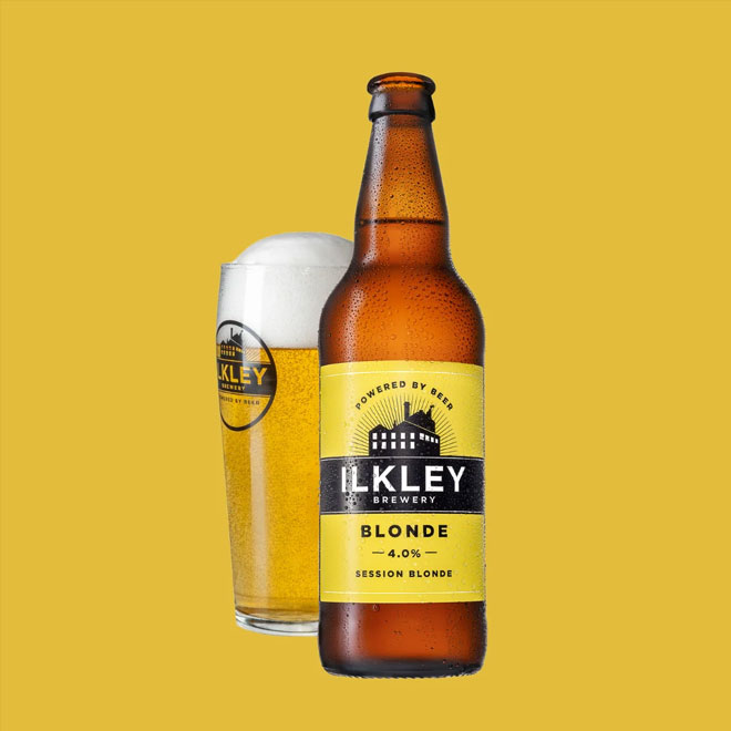 God's Own Blonde beer artwork