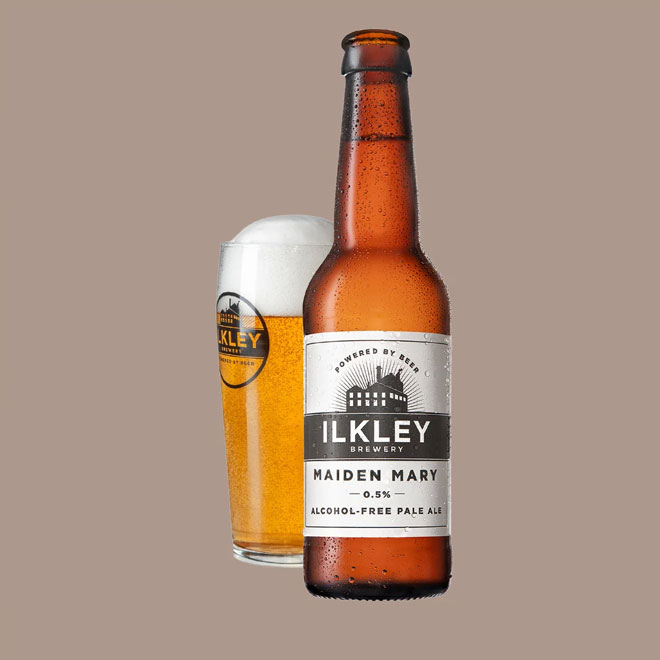 Maiden Mary beer artwork
