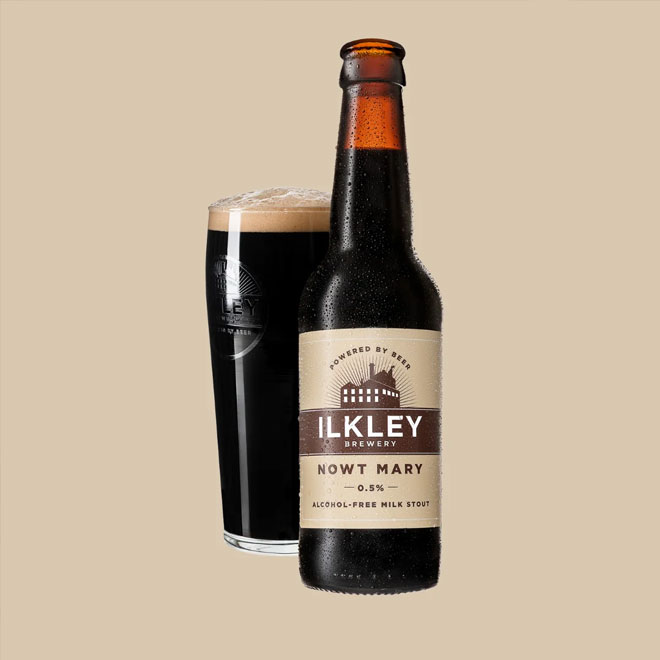 Nowt Mary beer artwork