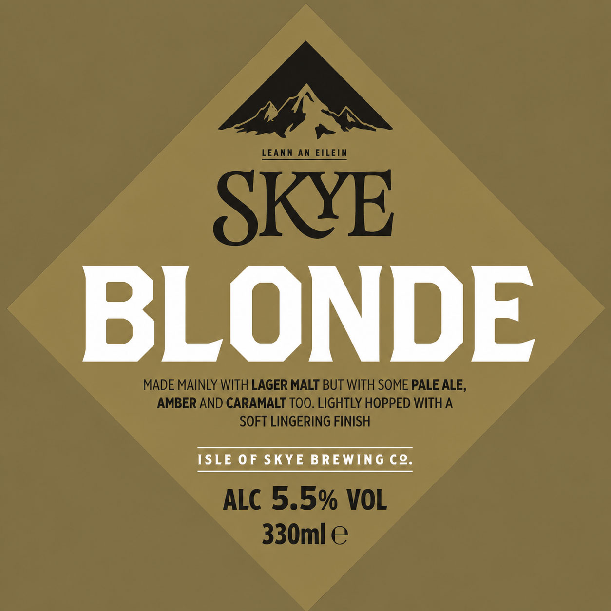 Skye Blonde beer artwork