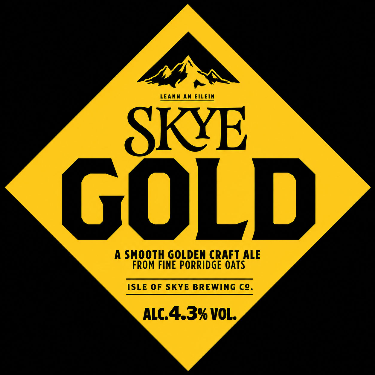 Skye Gold beer artwork