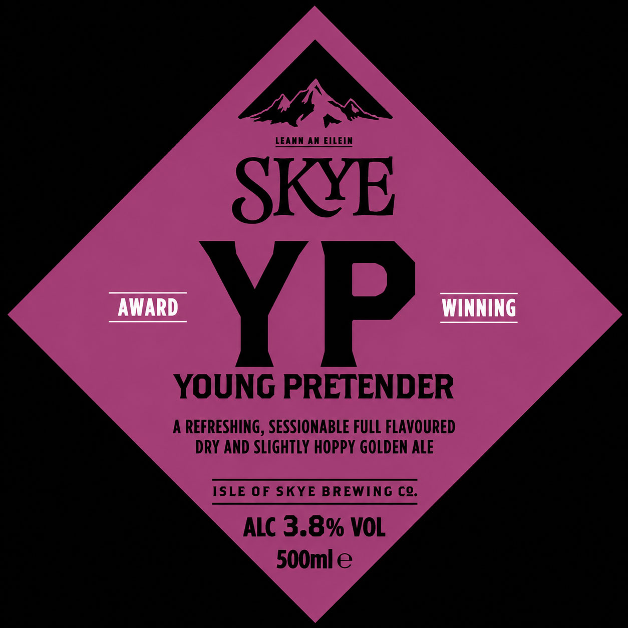 Young Pretender beer artwork