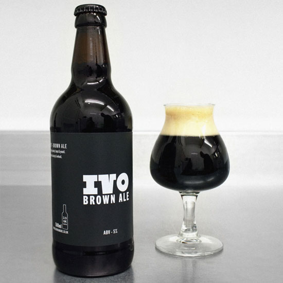 Evening Brown beer artwork