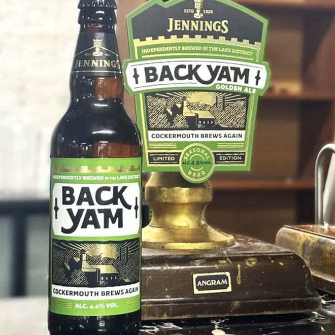Back Yam beer artwork