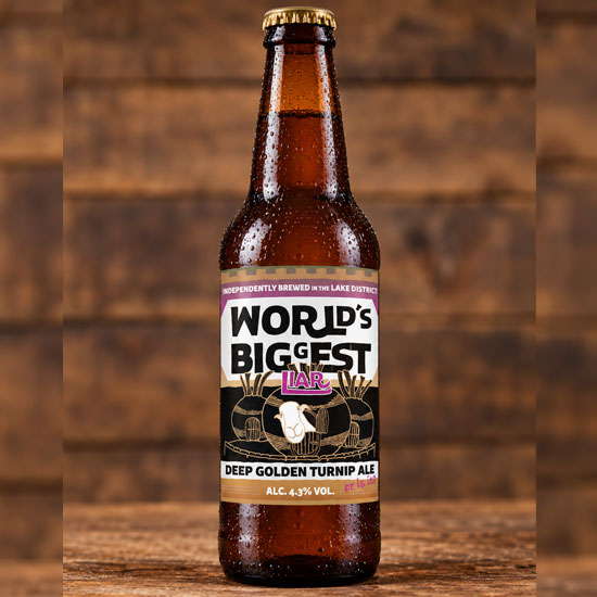 World's Biggest Liar beer artwork