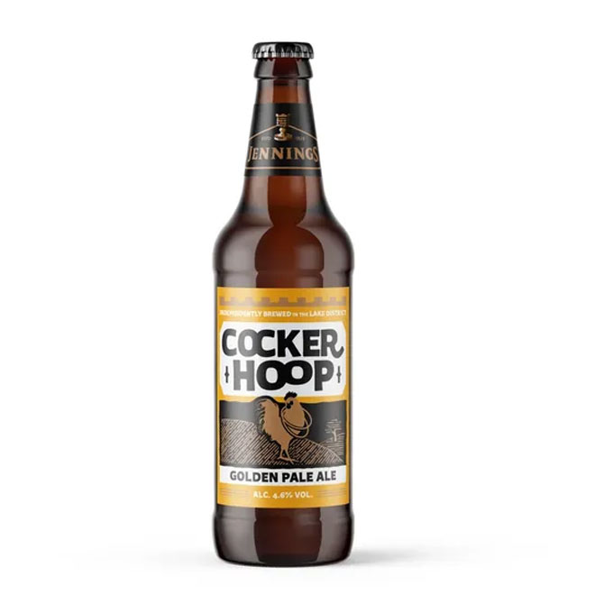 Cocker Hoop beer artwork