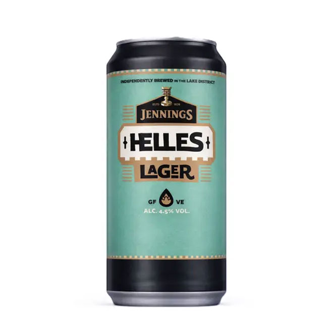 Helles Lager beer artwork