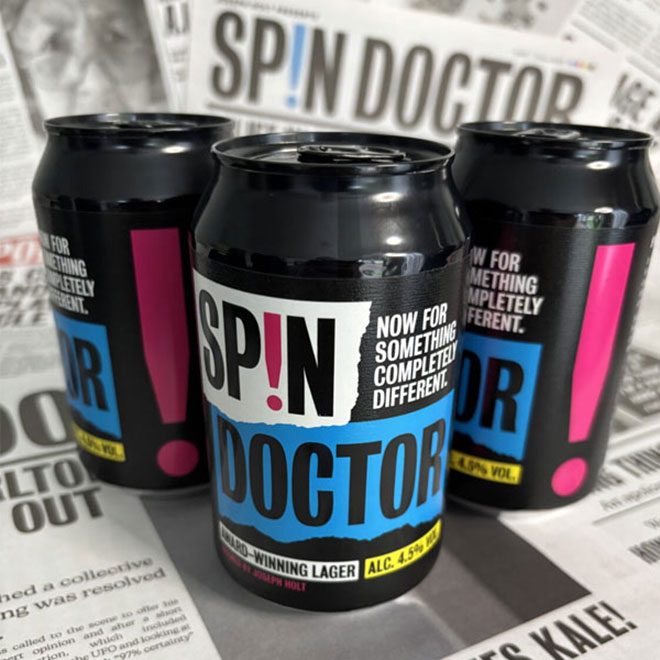 Spin Doctor beer artwork