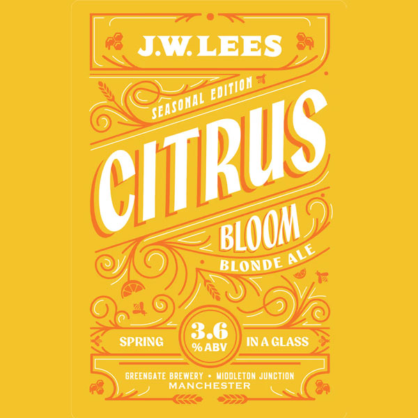 Citrus Bloom beer artwork