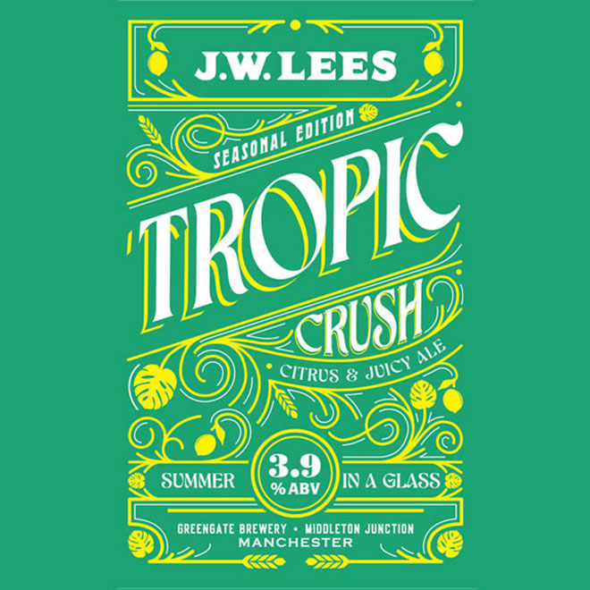 Tropic Crush beer artwork