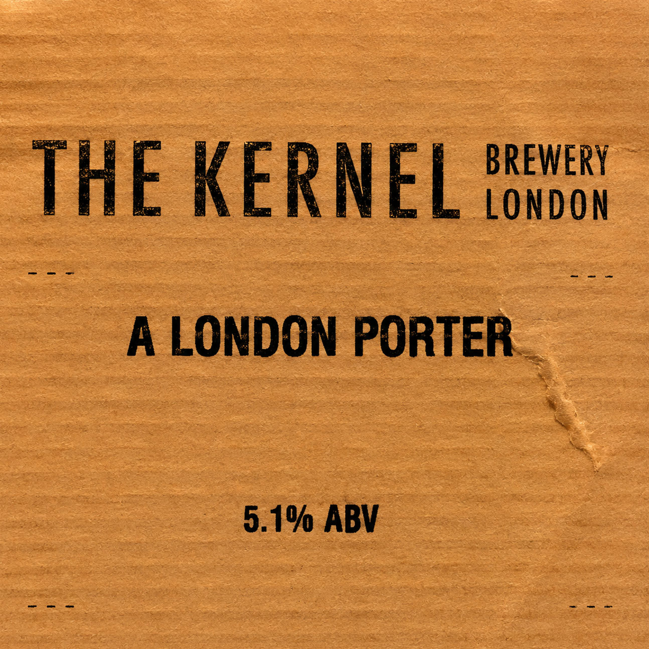 A London Porter beer artwork