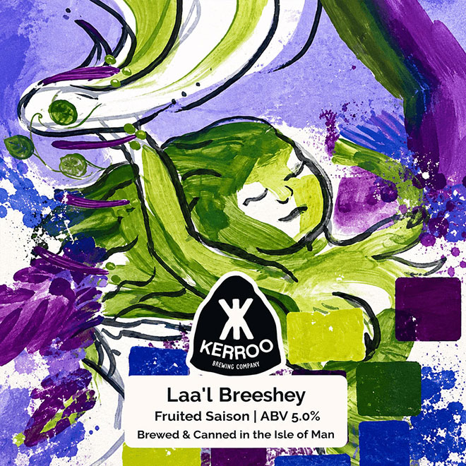Laa'l Breeshey beer artwork