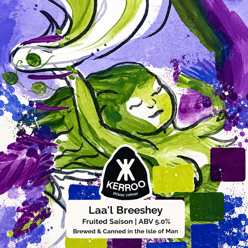 Laa'l Breeshey beer artwork