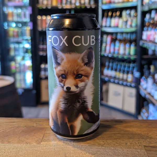 Fox Cub Pale beer artwork