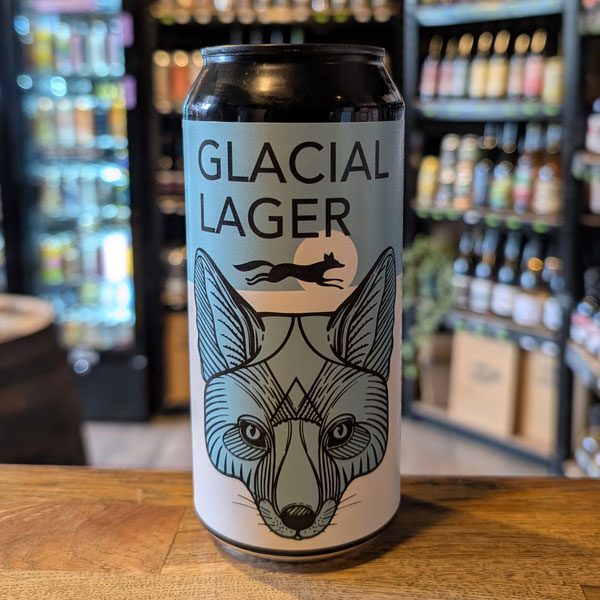 Glacial Lager beer artwork