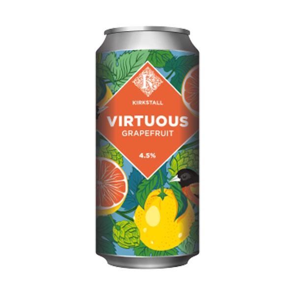 Virtuous Grapefruit beer artwork